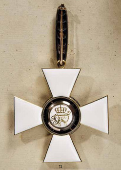 Order of the Red Eagle, Type V, Civil Division, I Class Cross (with diamonds) Reverse