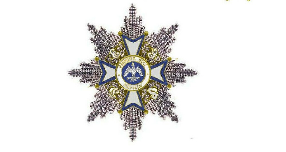 Orde van de adelaar van este met ster witte adelaar2