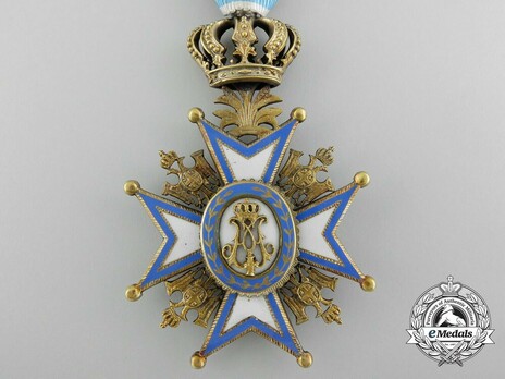 Order of Saint Sava, Type I, IV Class Reverse
