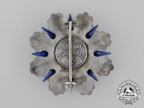 Grand Cross Breast Star (with silver and silver-gilt) Reverse