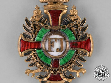 Order of Franz Joseph, Type II, Military Division, Commander (lower grade)