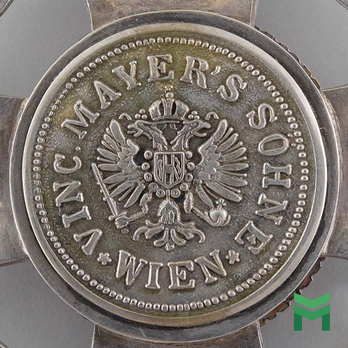 Vinc. Mayer's Sohne Cartouche on a Military Merit Order of Maria Theresa, Grand Cross Star