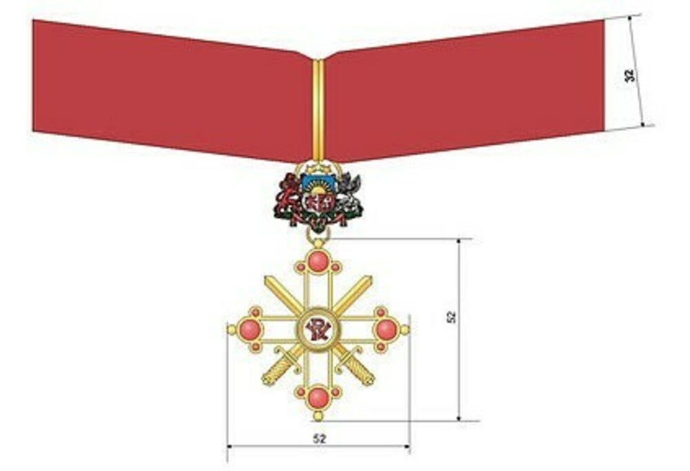 Military+order+of+viesturs%2c+ii+class%2c+military+division