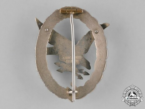 Radio Operator & Air Gunner Badge, by Jmme (in nickel silver) Detail