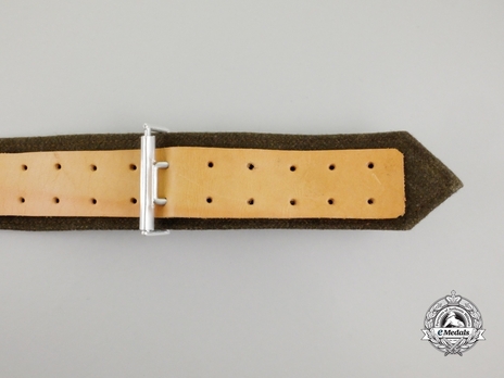RAD Officer's Brocade Dress Belt Reverse