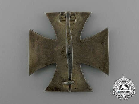 Iron Cross I Class, by Wächtler & Lange (unmarked, magnetic) Reverse