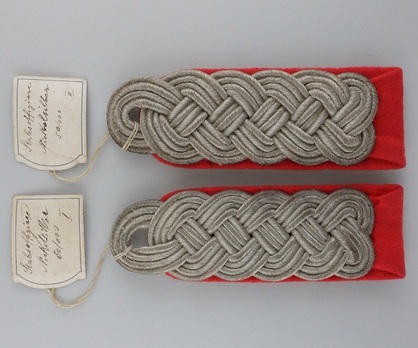 German Army Artillery & Ordnance Major Shoulder Boards Obverse