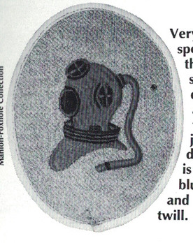 Kriegsmarine Ship Diver Insignia Type I Obverse