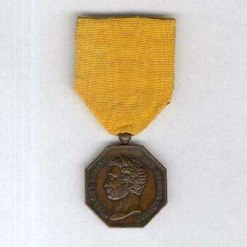 Bronze Medal (stamped "VDK") Obverse