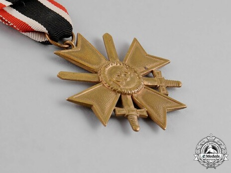 War Merit Cross II Class with Swords (unmarked, tombac) Reverse