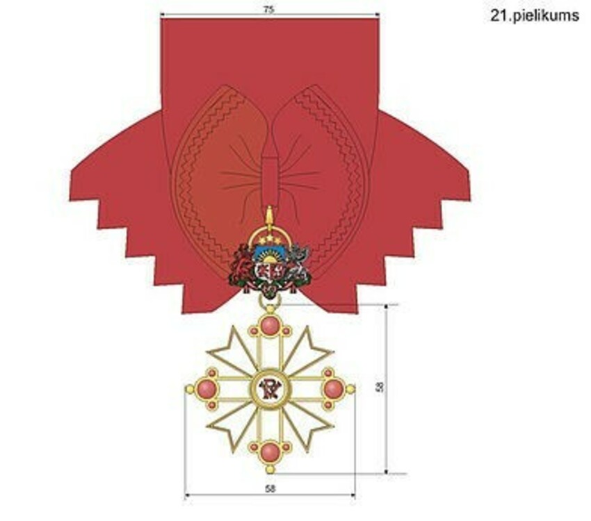 Military+order+of+viesturs%2c+i+class%2c+civil+division+woman