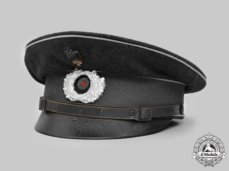 German Red Cross Enlisted Ranks Visor Cap Profile