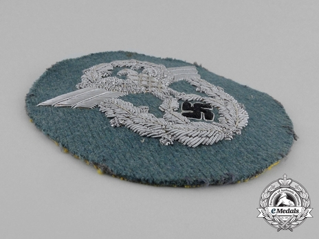 Firefighters Officer Green Uniform Sleeve Eagle Obverse