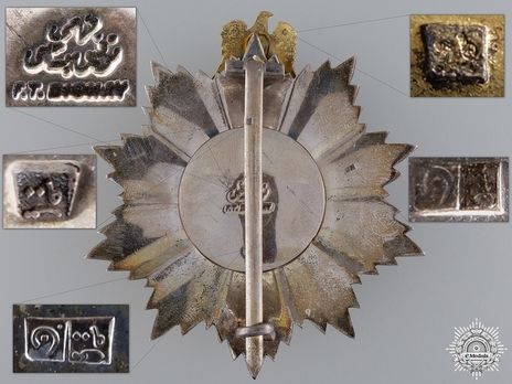 Order of Merit, Type I, Grand Cordon Breast Star Reverse