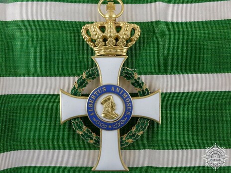 Albert Order, Type II, Civil Division, I Class Commander (in silver gilt) Obverse