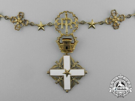 Order of Merit of the Italian Republic, Type I, Collar Obverse