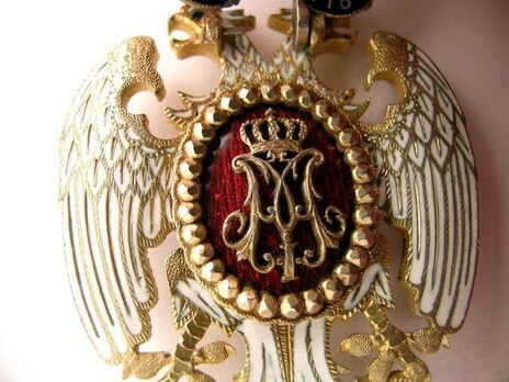 Order of the White Eagle, Type I, Civil Division, II Class Reverse