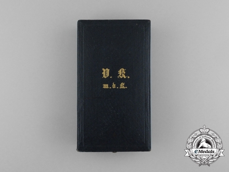 Merit Cross "1849", Type III, I Class Cross (with crown) Case of Issue by V. Mayer & Sohne
