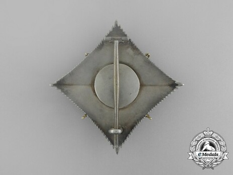 House Order of Hohenzollern, Type II, Military Division, Honour Commander Breast Star Reverse