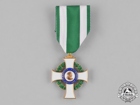 Albert Order, Type II, Civil Division, I Class Knight (in gold) Obverse
