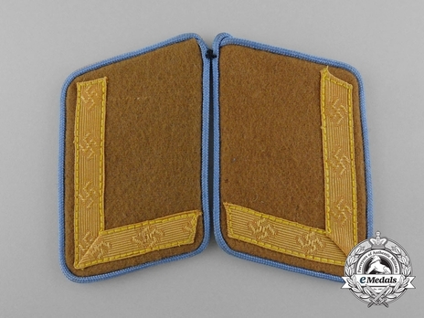 NSDAP Blockleiter Type III Ort Level Collar Tabs Obverse