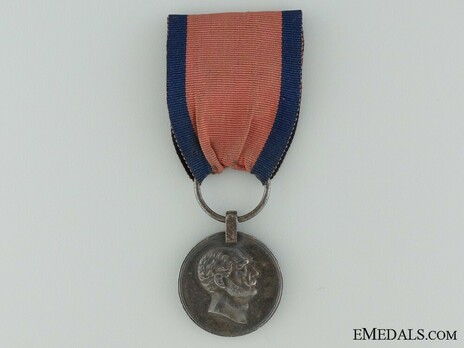 Wilhelm Long Service Medal, Type II, in Silver Obverse