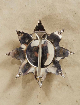 Princely House Order of Schaumburg-Lippe, I Class Breast Star with Swords Reverse