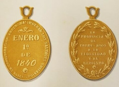 Gold Medal Obverse and Reverse