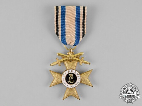 Order of Military Merit, Military Division, I Class Military Merit Cross (without crown) Obverse