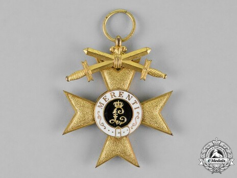 Order of Military Merit, Military Division, I Class Military Merit Cross (without crown) Obverse
