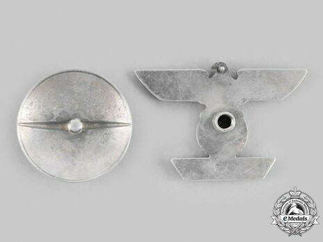 Clasp to the Iron Cross I Class, Type II, by Gebrüder Godet (screwback) Reverse
