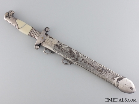 RAD Hewer M37 Miniature Version Reverse in Scabbard