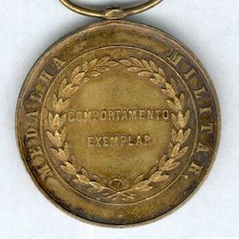 Gold Medal (for 50 Years, 1863-1911) Reverse