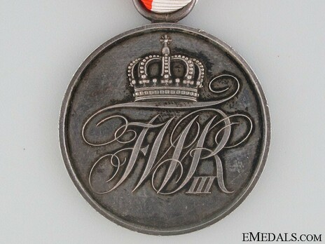 General Honour Medal, Type II, II Class (unstamped version, in silver) Obverse