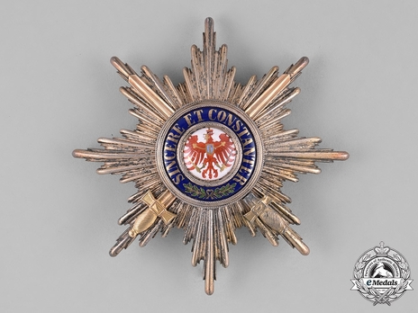 Order of the Red Eagle, Type V, Military Division, Grand Cross Breast Star (in gold) Obverse