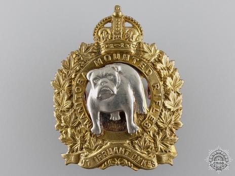 Manitoba Mounted Rifles Officers Cap Badge Obverse
