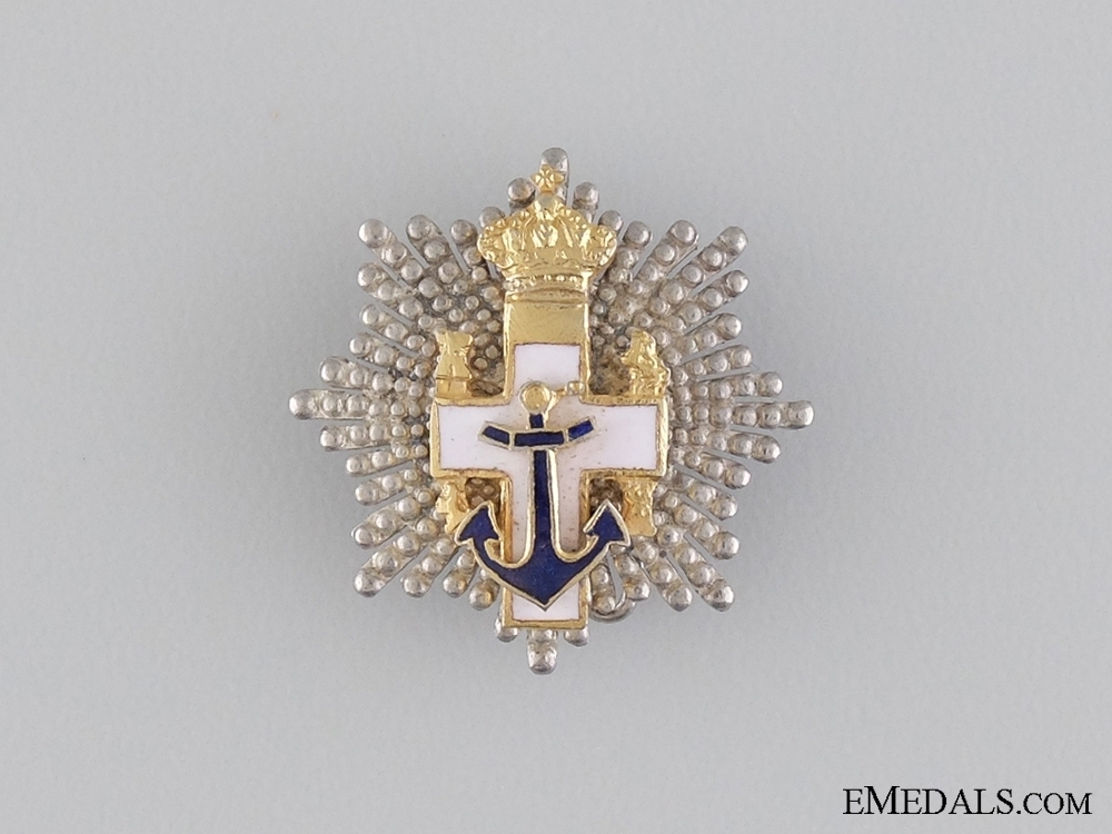 Miniature+2nd+class+breast+star+%28silver+gilt%29+obverse