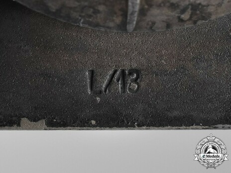 Iron Cross I Class, by P. Meybauer (screwback, marked) Detail