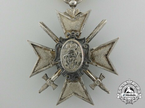 Schwarzburg Duchy Honour Cross, Military Division, IV Class Honour Cross Reverse