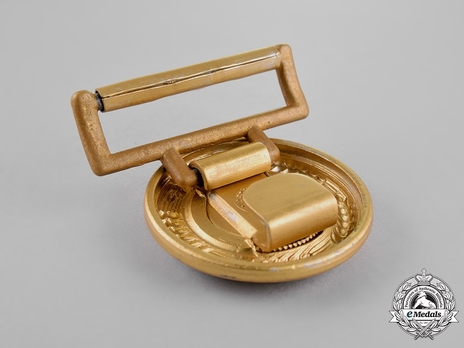 RAD General's Belt Buckle (aluminum version) Reverse
