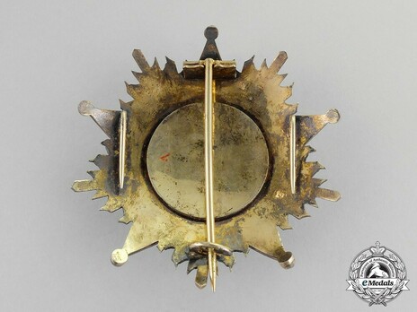Order of the African Redemption, Grand Commander Breast Star Reverse