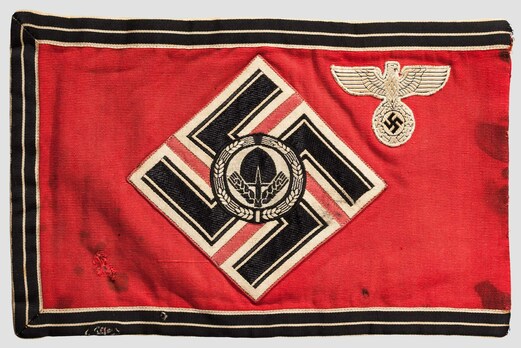 Inspectors from RAD Headquarters, Arbeitsgau Leaders, and Departmental Chiefs Car Pennant Reverse