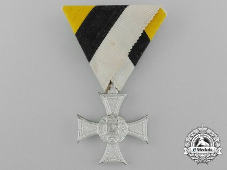 Long Service Cross, Type II, I Class, for 10 Years Obverse