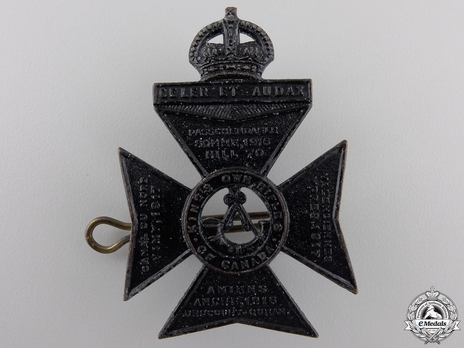 King's Own Rifles of Canada Other Ranks Cap Badge Obverse