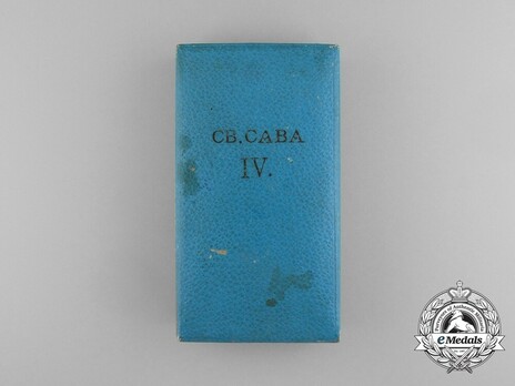 Order of Saint Sava, Type III, IV Class Case of Issue