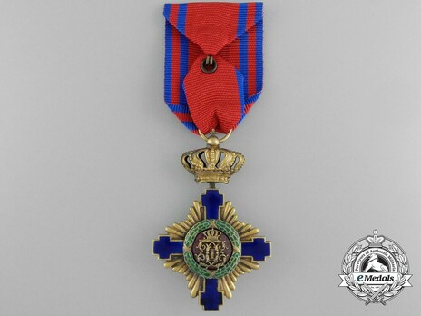  The Order of the Star of Romania, Type I, Civil Division, Knight's Cross Reverse