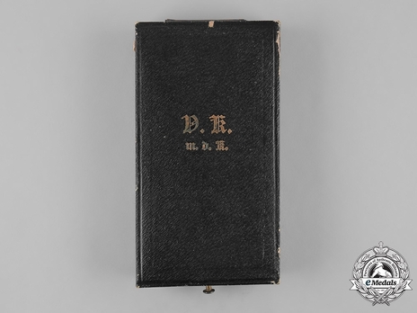 Merit Cross "1849", Type III, I Class Cross (with crown) by Wilhelm Kunz Case