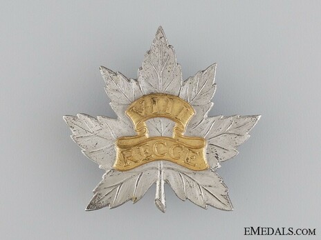 8th Reconnaissance Regiment Officers Cap Badge Obverse
