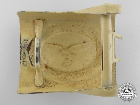 Afrikakorps Luftwaffe NCO/EM's Belt Buckle (tan version) Reverse