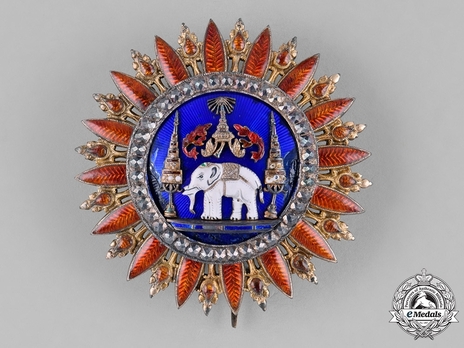 Order of the White Elephant Knight Grand Cross Breast Star (I Class) Obverse